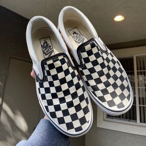 VANS Of the Wall Ivory/Black Checkers